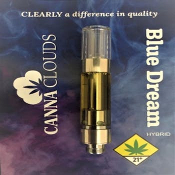 Canna Clouds: 5/10 Distillate, Blue Dream 1g